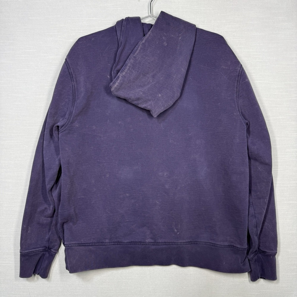 Grateful Dead Lucky Brand Hoodie Mens Large Purple Modern Distressed Look - Picture 2 of 13